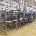 Cụm xử lý nhiệt dạng ống lồng ống trong nhà máy nước quả